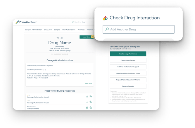 Drug Prescribing Information & Guidelines PrescriberPoint
